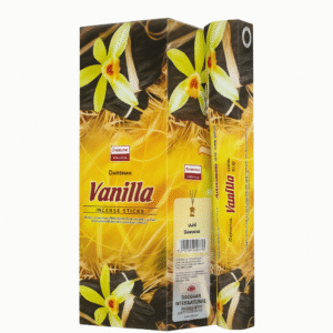 Darshan Vanilla Incense Sticks – sweet aromatic vanilla fragrance for home and meditation.
